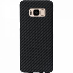   Samsung Galaxy S8 Pitaka MagEZ Aramid Twill tok (KS8001), Fekete/Szürke