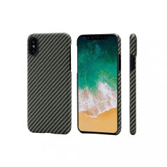   Apple iPhone X Pitaka MagEZ Aramid Twill tok (KI8005X), Fekete/Sárga