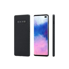   Samsung Galaxy S10 Plus Pitaka MagEZ Aramid Twill tok (KS1001S), Fekete/Szürke