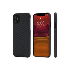   Apple iPhone 11 Pitaka MagEZ Aramid Twill tok (KI1101R), Fekete/Szürke