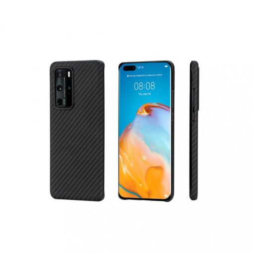 Huawei P40 Pro Pitaka MagEZ Twill tok (KHP4001P), Fekete/Szürke