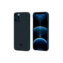   Apple iPhone 12 Pro Pitaka MagEZ Aramid Twill tok (KI1208P), Fekete/Kék